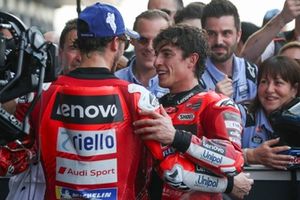 Francesco Bagnaia, Equipo Ducati, Marc Márquez, Equipo Ducati