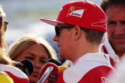 Kimi Räikkönen, Ferrari im Gespräch mit der Presse