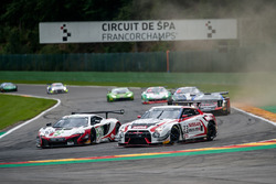 #60 Garage 59, McLaren 650 S GT3: Bruno Senna, Duncan Tappy, Pipo Derani;#23 Nissan GT Academy Team