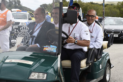 Former Spanish King Juan Carlos with Carmelo Ezpeleta, CEO Dorna Sports