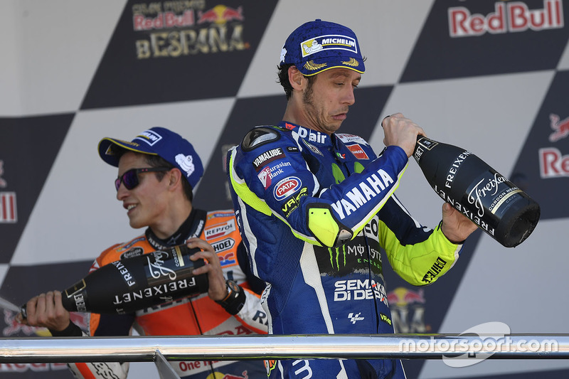 Podio: ganador, Valentino Rossi, Yamaha Factory Racing