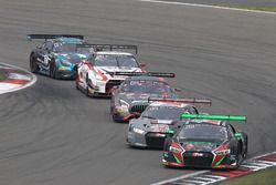 #28 Belgian Audi Club Team WRT, Audi R8 LMS: Connor De Phillippi, Will Stevens, Christopher Mies