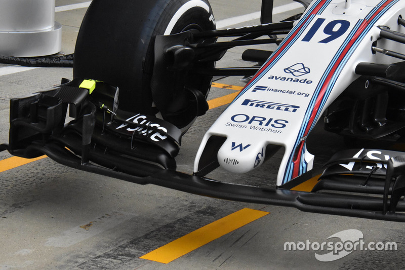 Williams FW40, alerón delantero