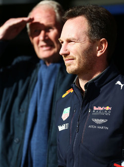 Christian Horner y el Dr Helmut Marko, Red Bull