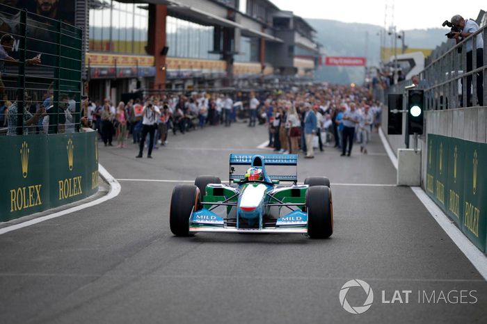 Mick Schumacher en el Benetton B194-5