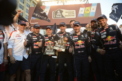 Stéphane Peterhansel, Jean-Paul Cottret, Sébastien Loeb, Daniel Elena, Cyril Despres, David Castera, Peugeot Sport