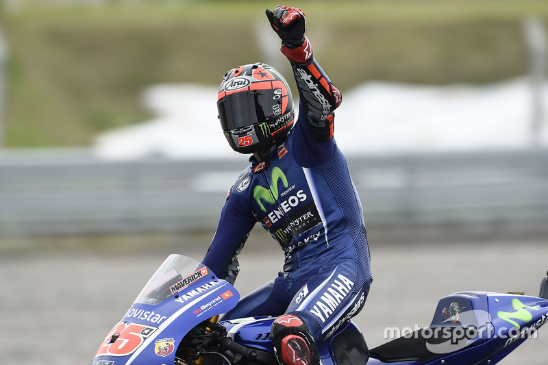 El ganador Maverick Viñales, Yamaha Factory Racing