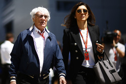 Bernie Ecclestone, et sa femme Fabiana