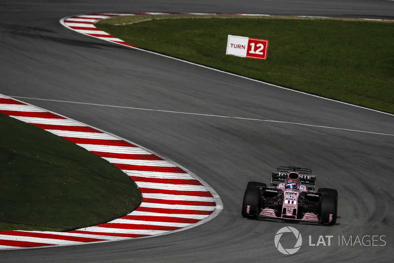 Sergio Pérez tem como melhor resultado o sétimo lugar no GP do Japão de 2016. Seu único abandono aconteceu em 2012