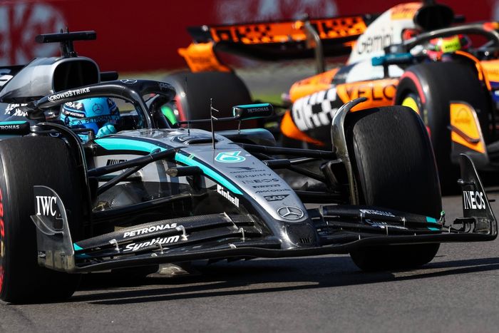 Oscar Piastri, McLaren, George Russell, Mercedes