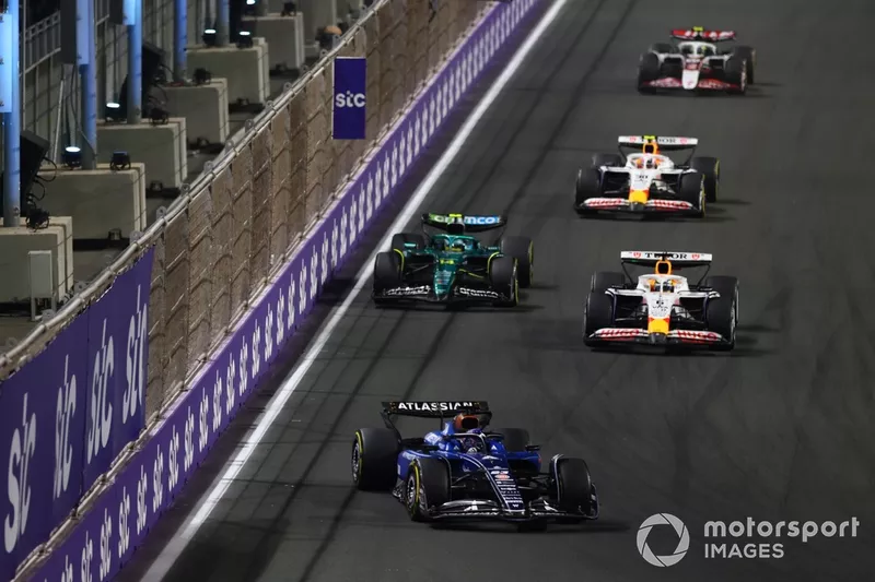 Fernando Alonso, Aston Martin Racing, Isack Hadjar, Racing Bulls Team, Alexander Albon, Williams