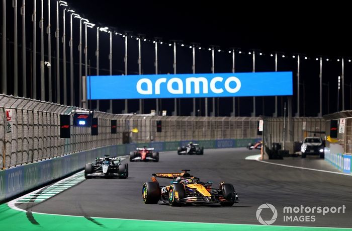 Charles Leclerc, Ferrari, Oscar Piastri, McLaren, George Russell, Mercedes