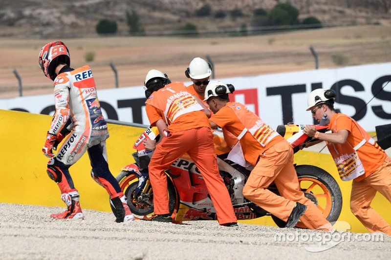 Accidente de Marc Márquez, Repsol Honda Team