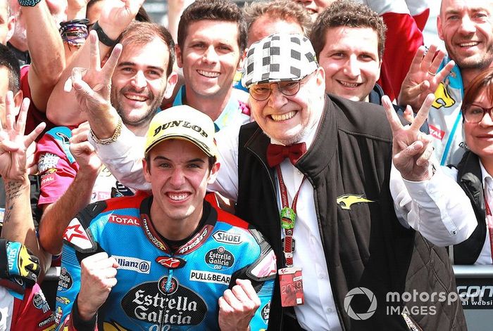 Alex Márquez, Joan Olivé y Marc Van der Straten