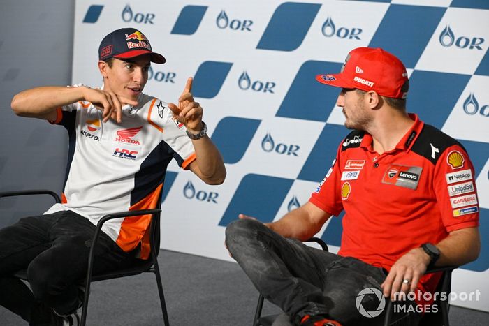 Marc Márquez, equipo Repsol Honda, Jack Miller, equipo Ducati