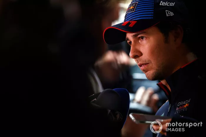 Sergio Perez, Red Bull Racing, interviewé après les qualifications