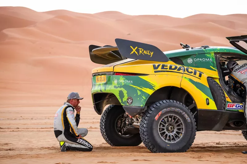 #245 X Rally Team Prodrive Hunter: Cristian Baumgart, Alberto Andreotti