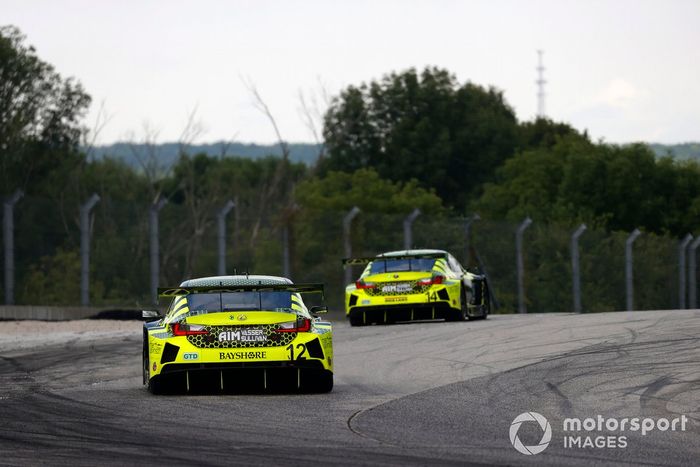 #12 AIM Vasser Sullivan Lexus RC-F GT3, GTD: Frankie Montecalvo, Townsend Bell, #14 AIM Vasser Sullivan Lexus RC-F GT3, GTD: Aaron Telitz, Jack Hawksworth