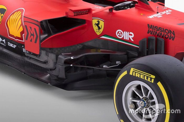 Ferrari SF1000, dettagli sidepods