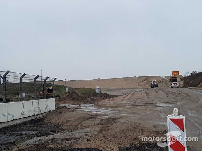 Obras en el circuito de Zandvoort