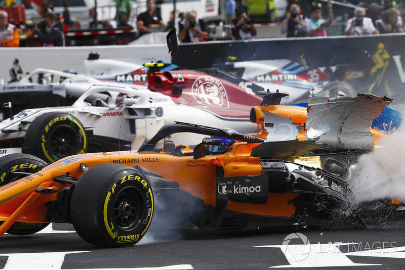 GP Belgia - Nico Hülkenberg/Fernando Alonso/Charles Leclerc