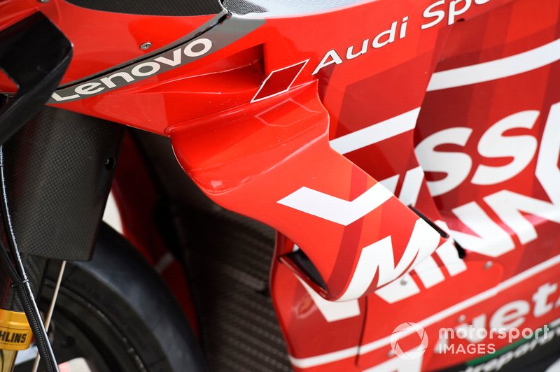 Dettaglio della carena Ducati