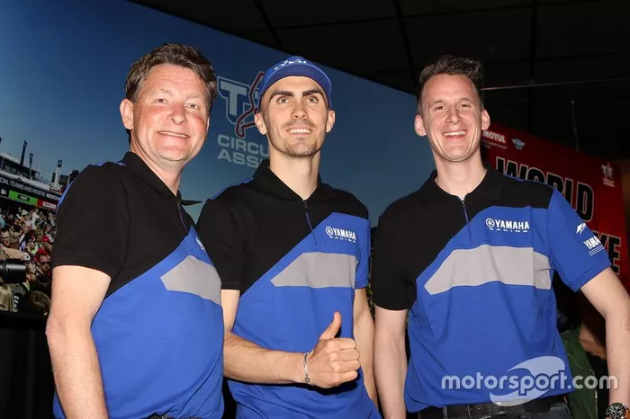 Loris Baz,  Kervin Bos, Ronald Ten Kate, Ten Kate Racing