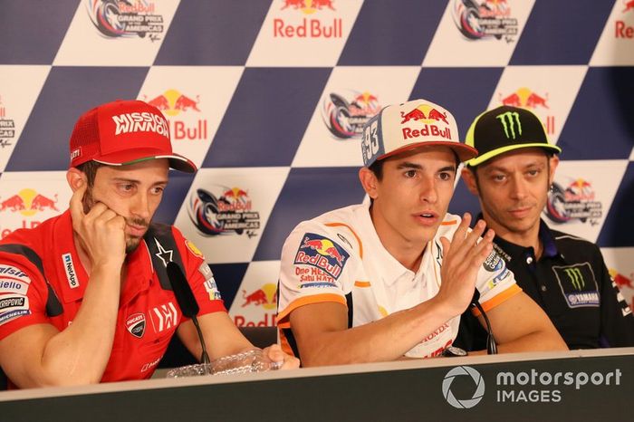 Andrea Dovizioso, Ducati Team, Marc Marquez, Repsol Honda Team, Valentino Rossi, Yamaha Factory Racing, Press Conference