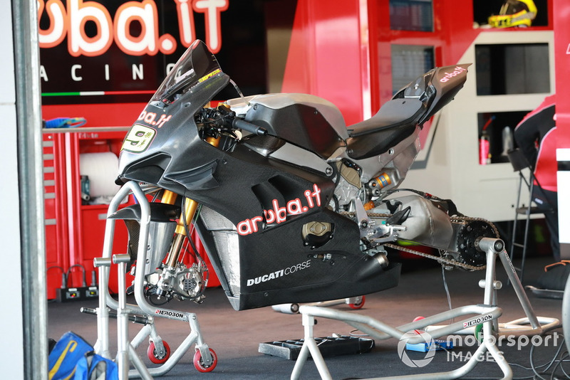 Bike von Chaz Davies, Aruba.it Racing-Ducati SBK Team