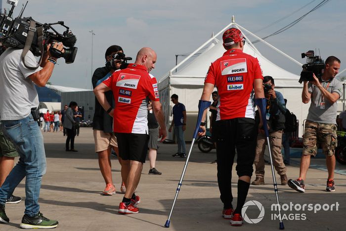 Jorge Lorenzo injured
