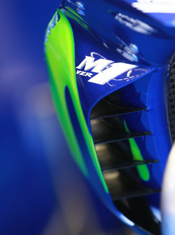 Verkleidung am Bike von Valentino Rossi, Yamaha Factory Racing