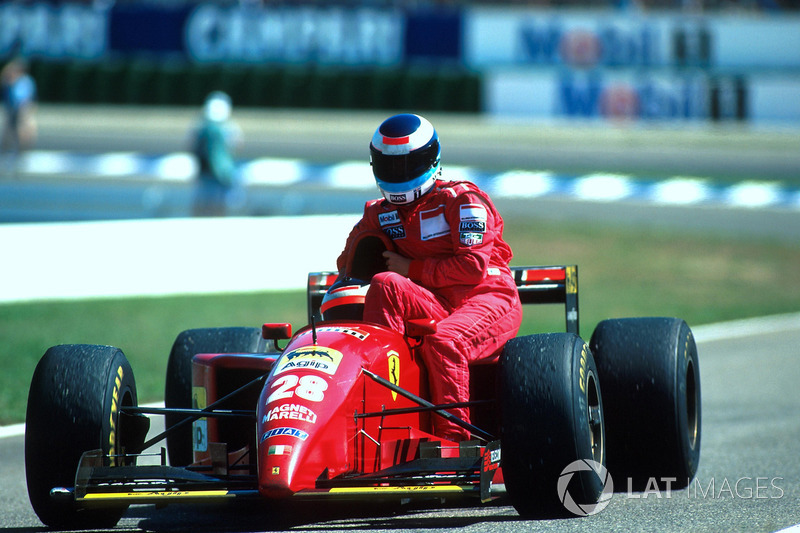 Hockenheim 1995: Gerhard Berger (Ferrari) - Mika Häkkinen (McLaren)
