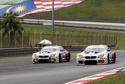 #91 FIST-Team AAI BMW M6 GT3: Jun San Chen, Ollie Millroy, Philipp Eng and #90 FIST-Team AAI BMW M6 GT3: Lam Yu, Akira Iida, Tom Blomqvist