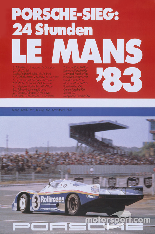 Poster: Porsche-Sieg bei den 24h Le Mans 1983