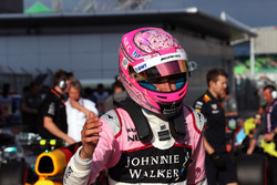 Esteban Ocon, Sahara Force India dans le Parc Fermé