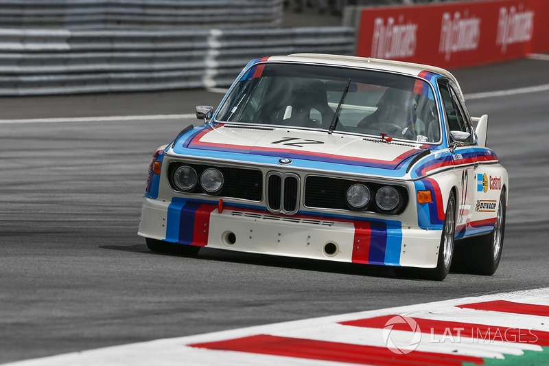 Dieter Quester, BMW 3.0 CSL on the Legends Parade