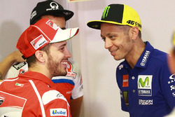 Andrea Dovizioso, Ducati Team, Valentino Rossi, Yamaha Factory Racing