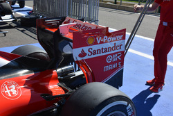 Ferrari SF16-H: ala posteriore di Spa
