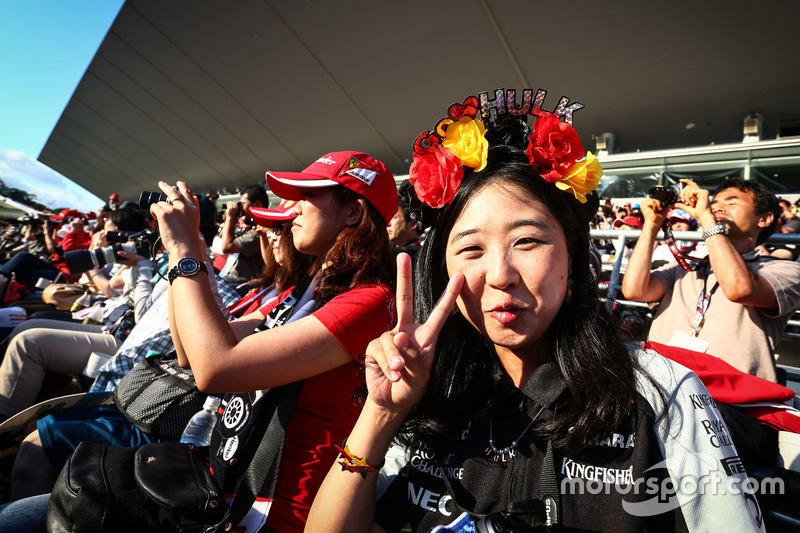 Un fan de Nico Hulkenberg, Sahara Force India F1