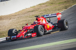 Kimi Raikkonen, Ferrari, avec les pneus Pirelli 2017