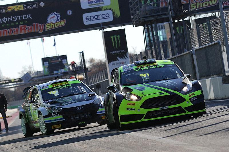 Valentino Rossi, Carlo Cassina, Ford Fiesta WRC