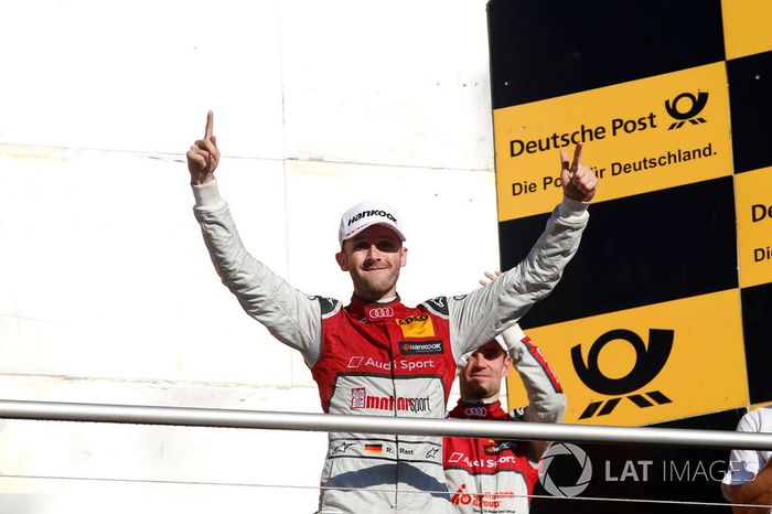 Podio final del campeonato: René Rast, Audi Sport Team Rosberg, Audi RS 5 DTM