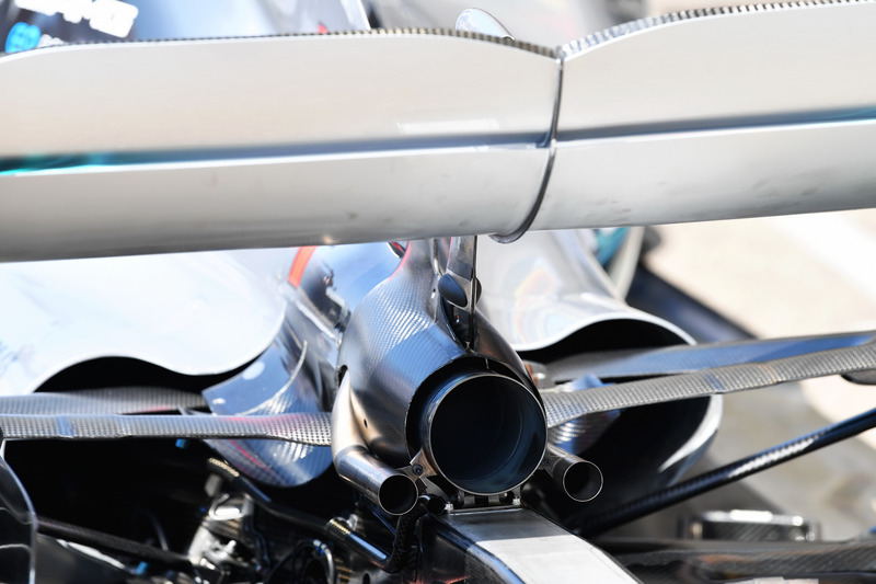 Echappement de la Mercedes-AMG F1 W09