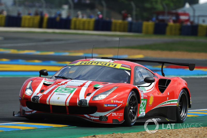 46. Тони Виландер, Антонио Джовинацци, Пипо Дерани, AF Corse, Ferrari 488 GTE Evo (№52)