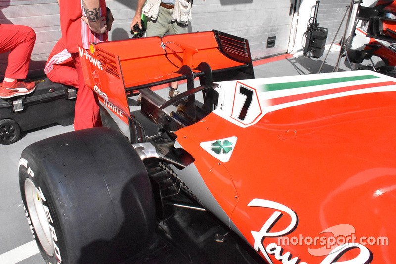 Ferrari SF71H rear wing detail