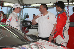 Стефан Лефевр, Citroën DS3 WRC, Abu Dhabi Total World Rally Team и Ив Маттон, директор Citroën Motor