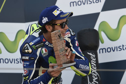 Podium: derde plaats Valentino Rossi, Yamaha Factory Racing