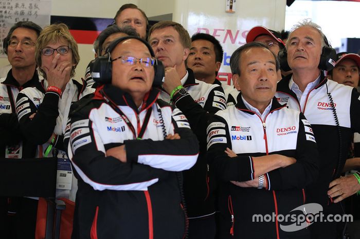 Miembros del equipo Toyota Racing