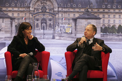 Anne Hidalgo, alcalde de París; Jean Todt, Presidente de la FIA