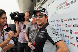 Sergio Pérez, Sahara Force India F1 con los medios